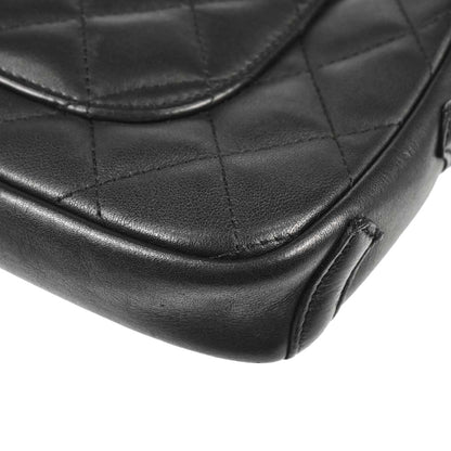 Chanel 2005-2006 Black Calfskin Cambon Ligne Handbag