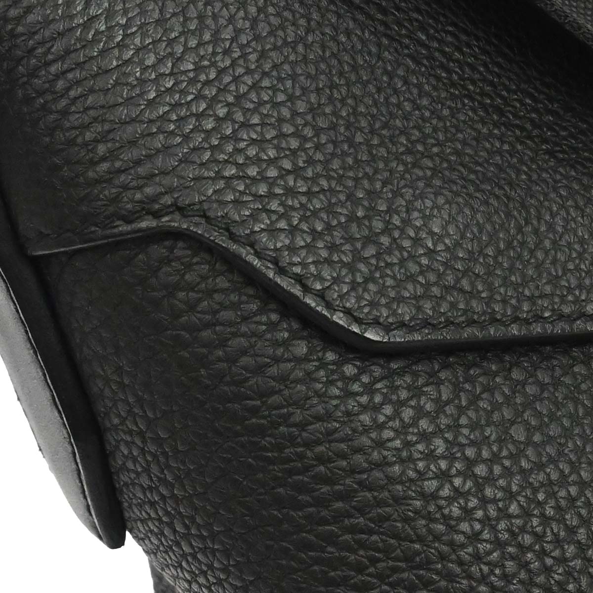 Hermes Black Togo Citynews Shoulder Bag