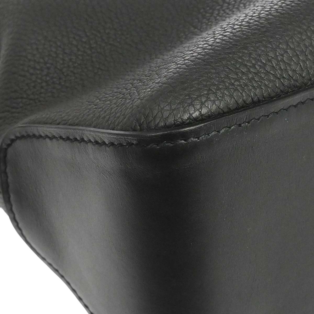 Hermes Black Togo Citynews Shoulder Bag