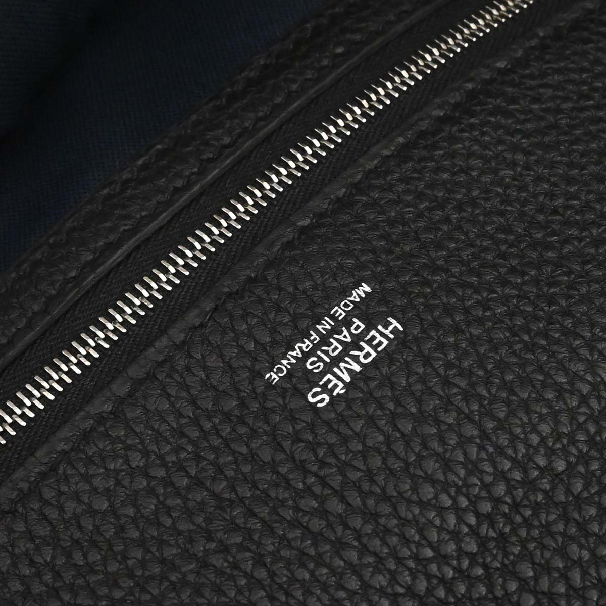 Hermes Black Togo Citynews Shoulder Bag