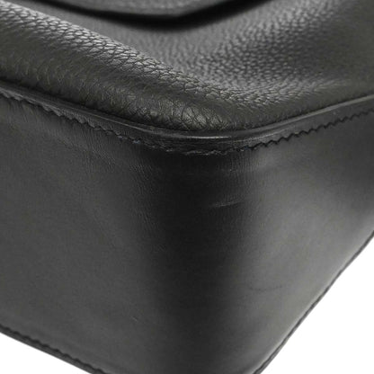 Hermes Black Togo Citynews Shoulder Bag