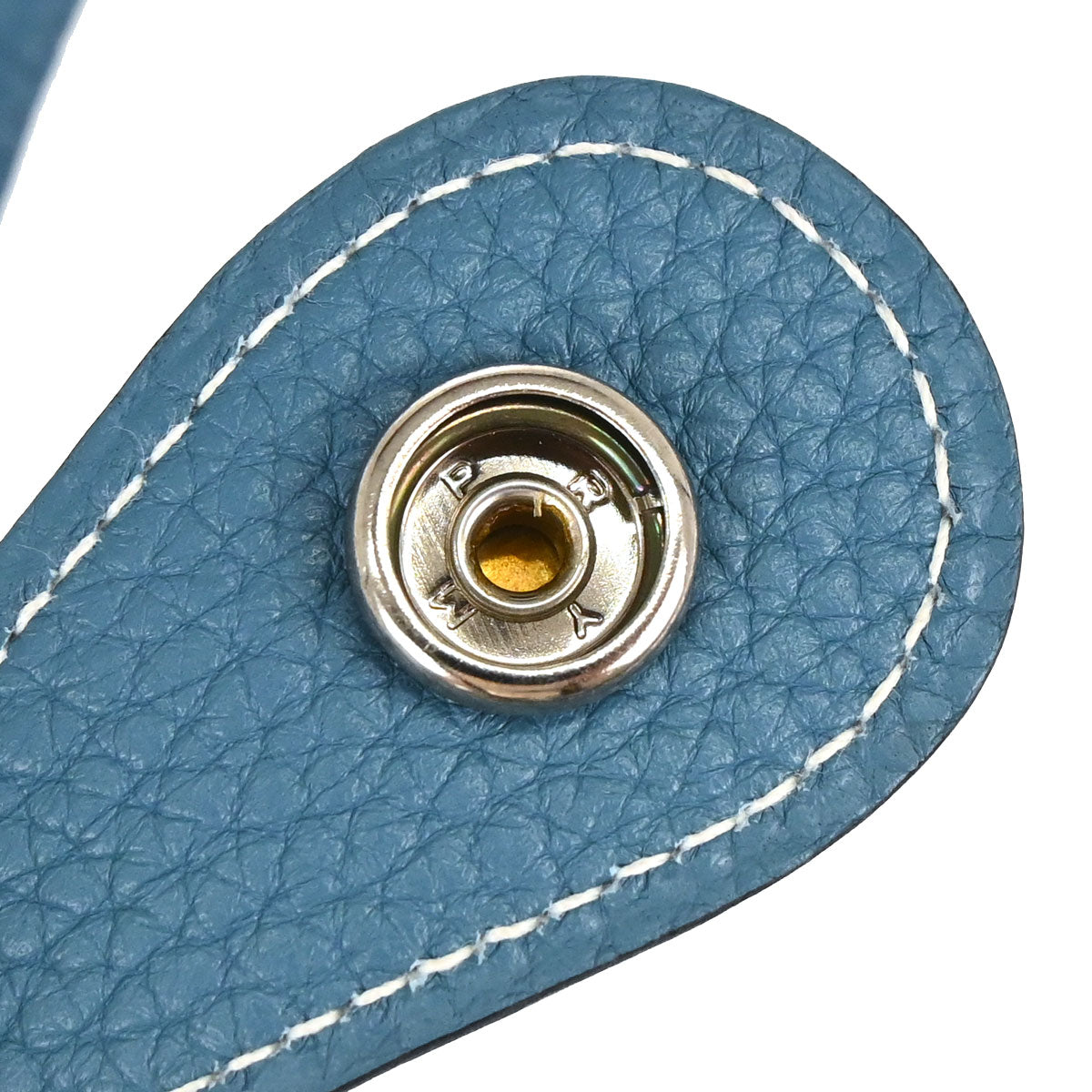 Hermes Blue Jean Taurillon Clemence Evelyne 1 29 PM Shoulder Bag