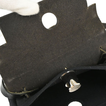 Hermes 2004 Black Natural Toile Officier GM Herbag TPM 2 in 1 Shoulder Bag