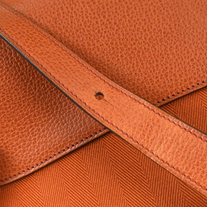 Hermes 2005 Potiron Chevron Vache Liegee Sac Colorado MM Shoulder Bag
