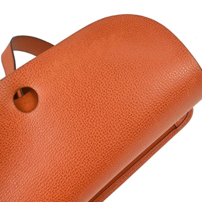 Hermes 2005 Potiron Chevron Vache Liegee Sac Colorado MM Shoulder Bag