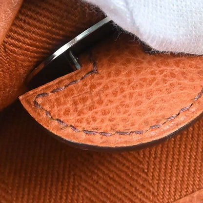 Hermes 2005 Potiron Chevron Vache Liegee Sac Colorado MM Shoulder Bag