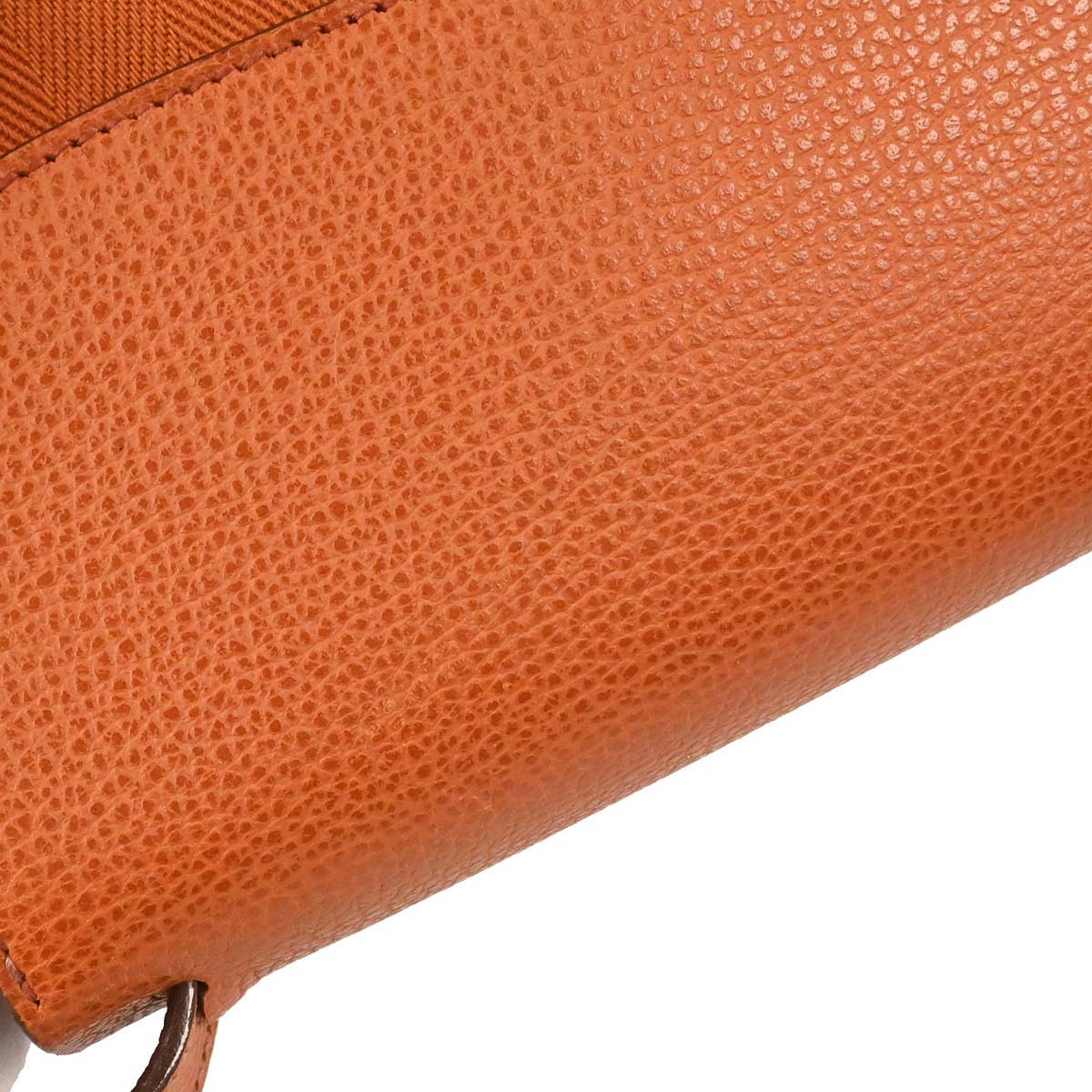 Hermes Potiron Toile Vache Liegee Sac Colorado PM Shoulder Bag