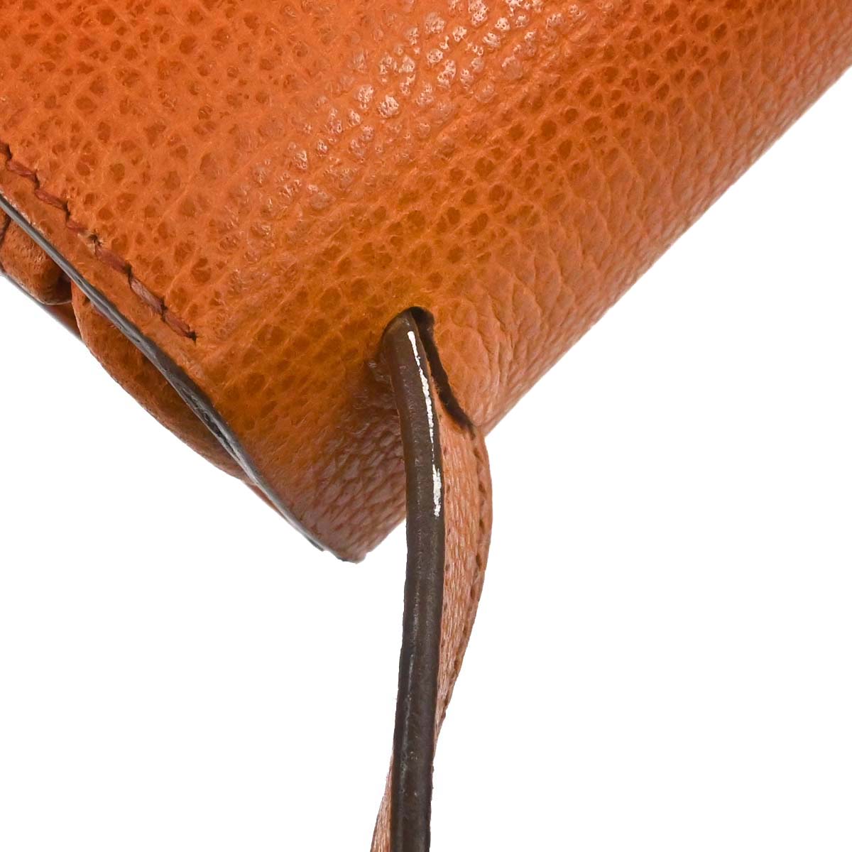 Hermes Potiron Toile Vache Liegee Sac Colorado PM Shoulder Bag