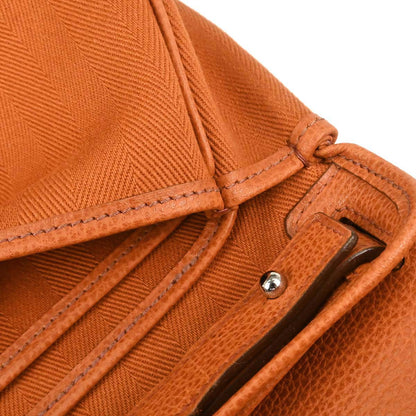 Hermes Potiron Toile Vache Liegee Sac Colorado PM Shoulder Bag