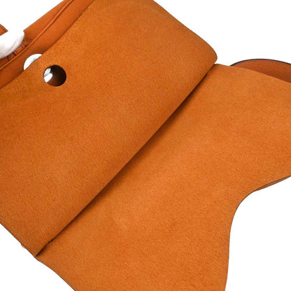 Hermes Potiron Toile Vache Liegee Sac Colorado PM Shoulder Bag