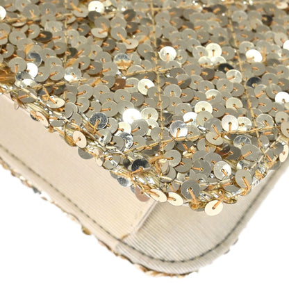Chanel 1989-1991 Gold Sequins Shoulder Bag