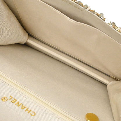 Chanel 1989-1991 Gold Sequins Shoulder Bag
