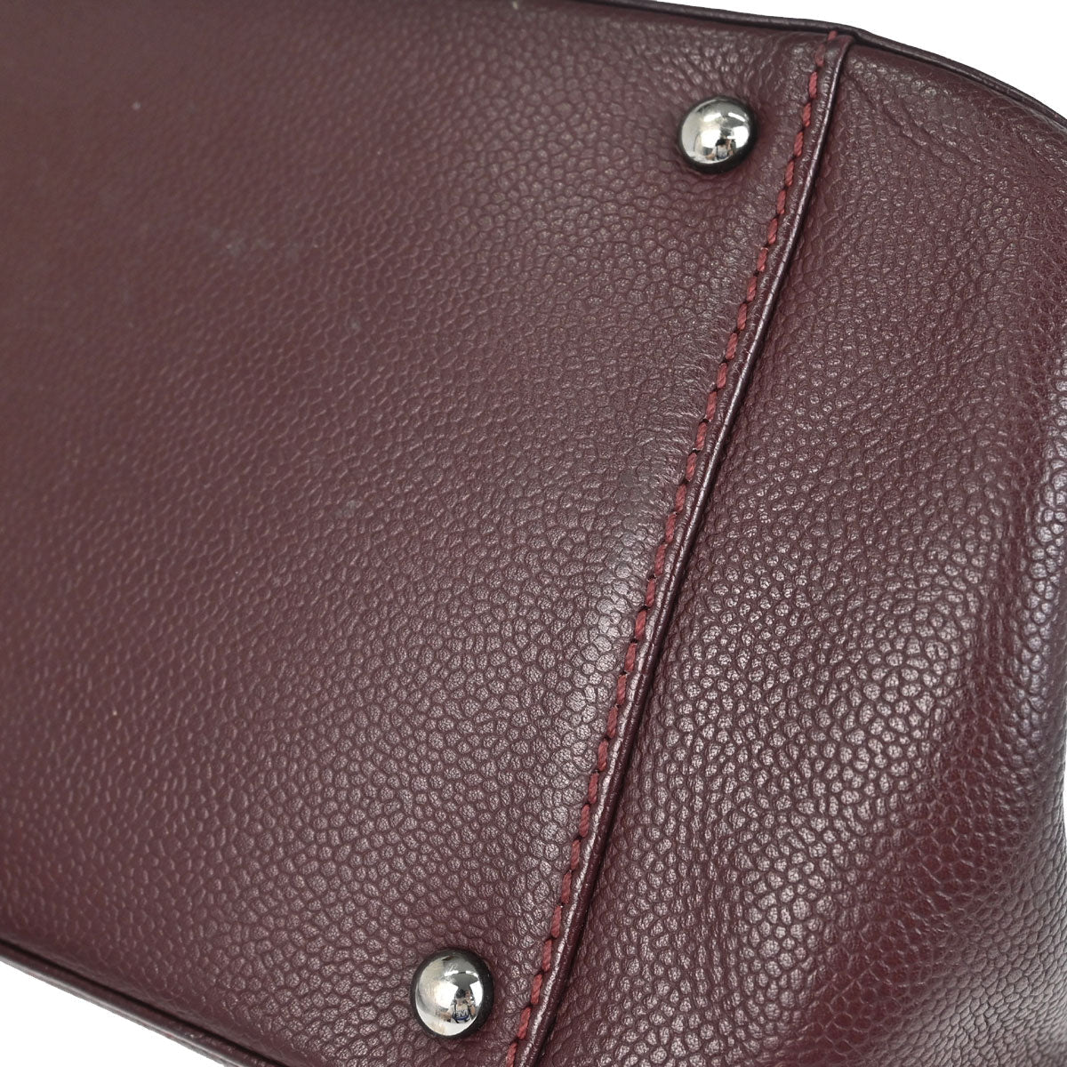 Chanel 2005-2006 Bordeaux Calfskin Mademoiselle Lock Handbag