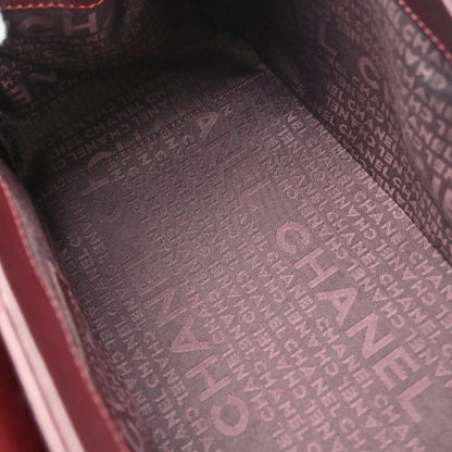 Chanel 2005-2006 Bordeaux Calfskin Mademoiselle Lock Handbag