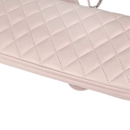 Chanel 2008-2009 Light Pink Lambskin Butterfly Shoulder Bag