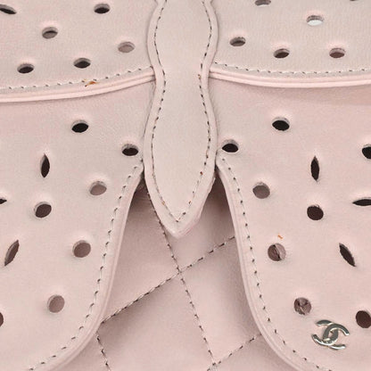 Chanel 2008-2009 Light Pink Lambskin Butterfly Shoulder Bag