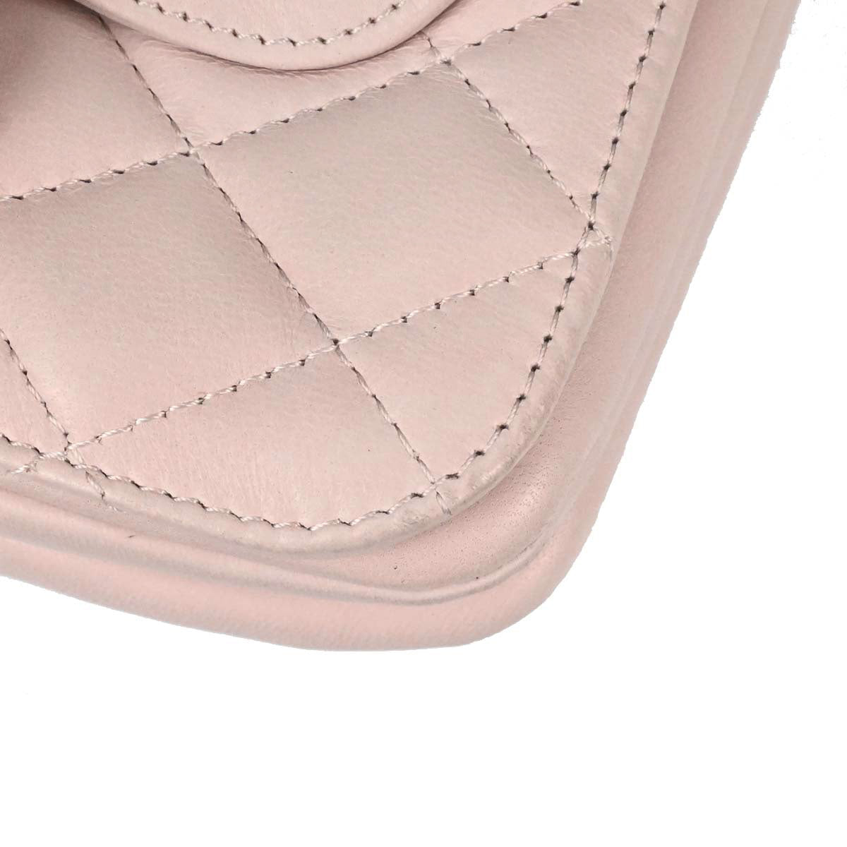 Chanel 2008-2009 Light Pink Lambskin Butterfly Shoulder Bag