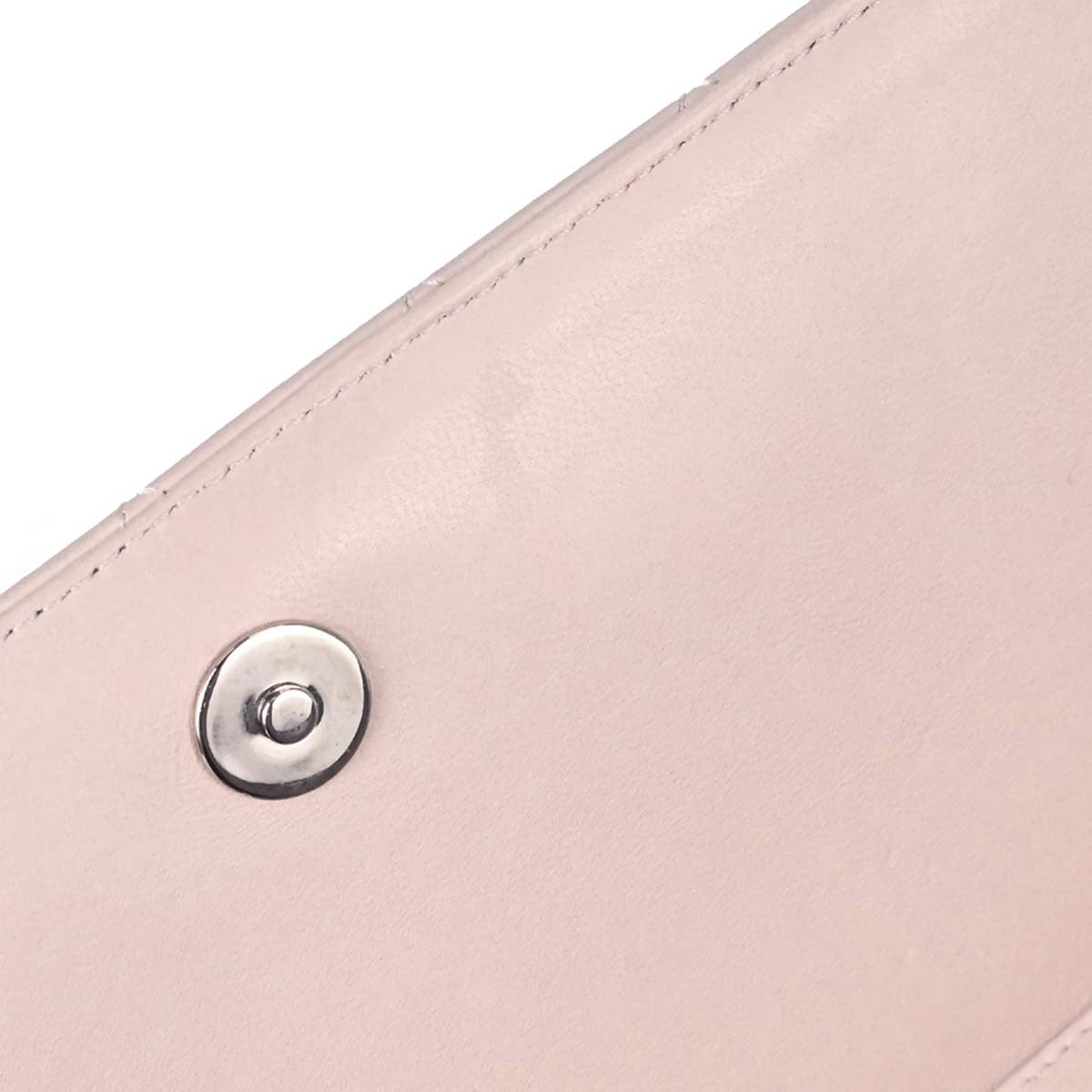 Chanel 2008-2009 Light Pink Lambskin Butterfly Shoulder Bag