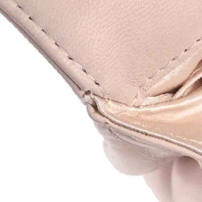 Chanel 2008-2009 Light Pink Lambskin Butterfly Shoulder Bag