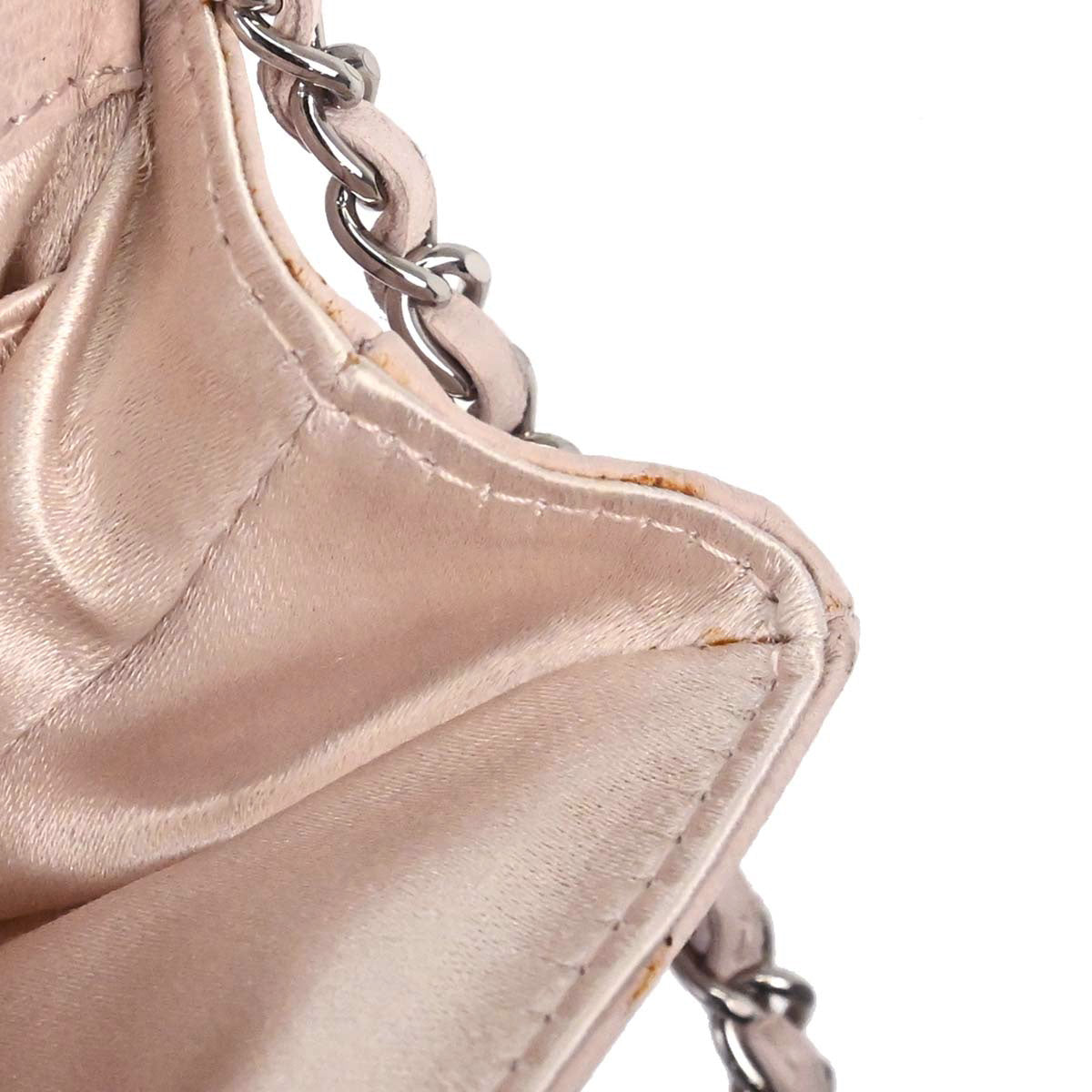 Chanel 2008-2009 Light Pink Lambskin Butterfly Shoulder Bag