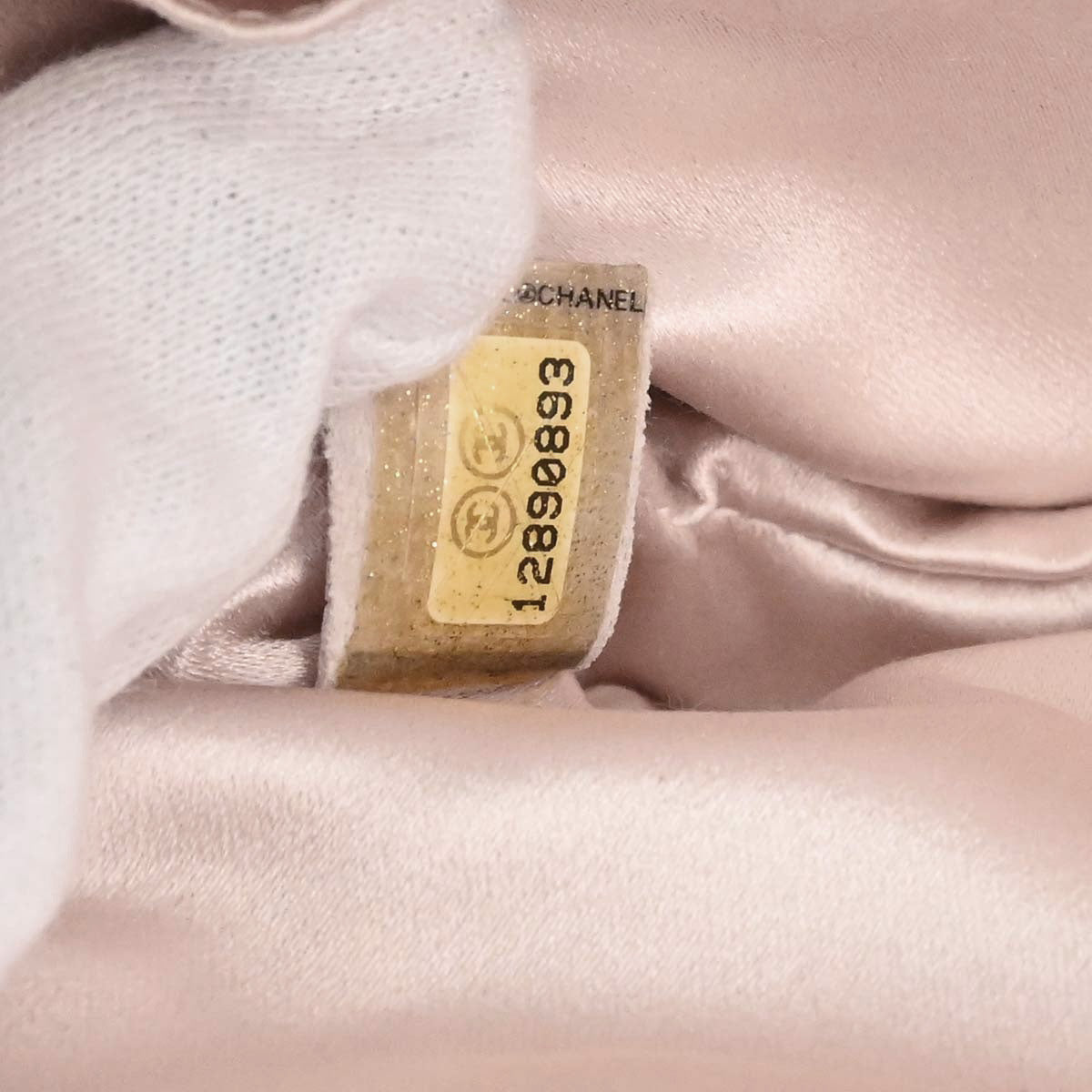 Chanel 2008-2009 Light Pink Lambskin Butterfly Shoulder Bag