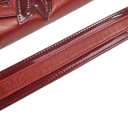 Chanel 2005-2006 Red Lambskin Choco Bar Camellia No.5 CC Handbag