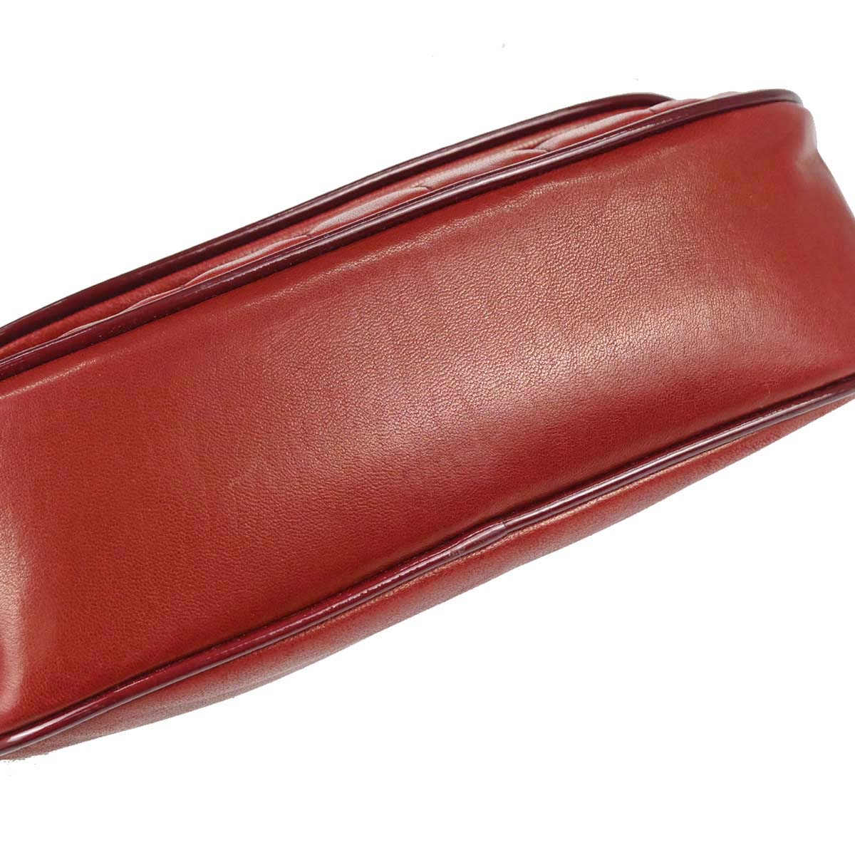 Chanel 2005-2006 Red Lambskin Choco Bar Camellia No.5 CC Handbag