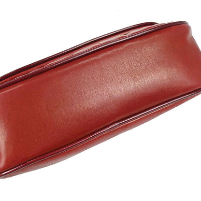 Chanel 2005-2006 Red Lambskin Choco Bar Camellia No.5 CC Handbag