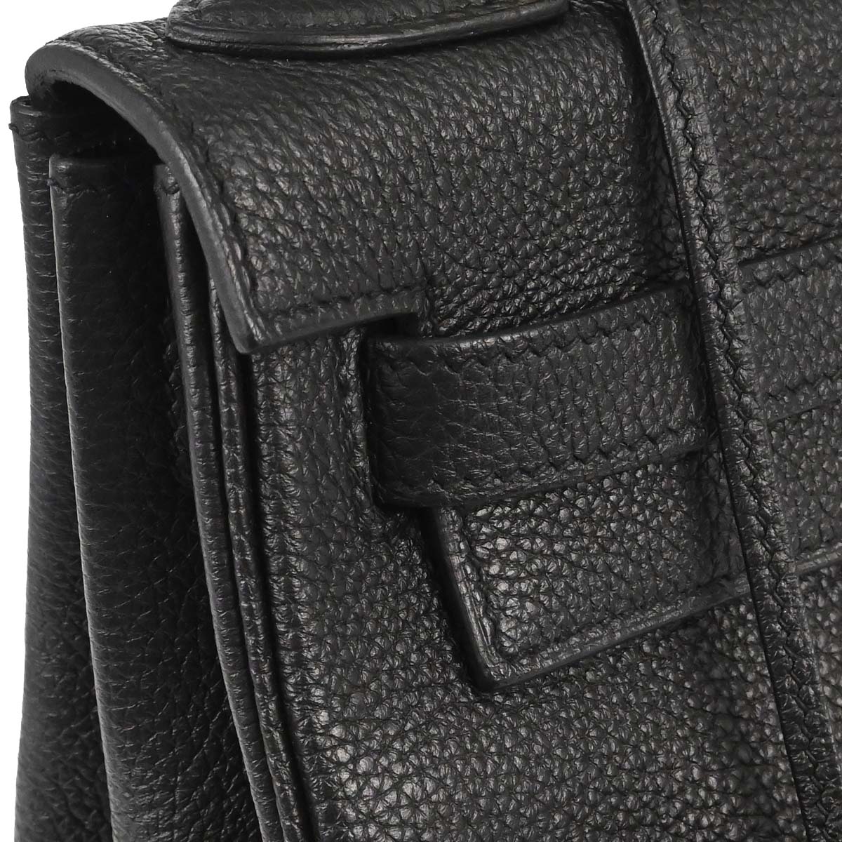Hermes Black Togo Kelly 28 Retourne 2way Shoulder Handbag