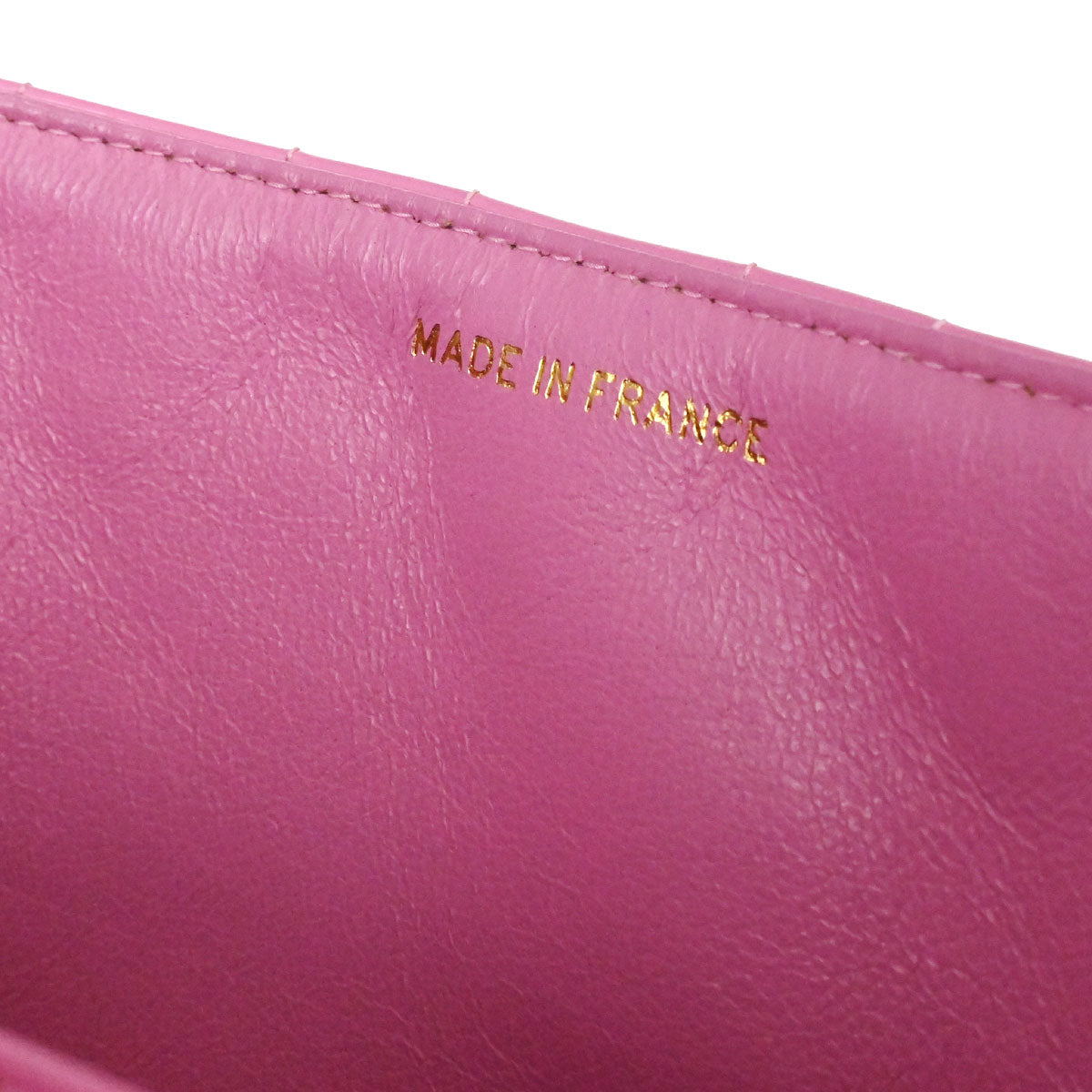 Chanel 1994-1996 Pink Patent Leather Maxi Classic Flap Shoulder Bag