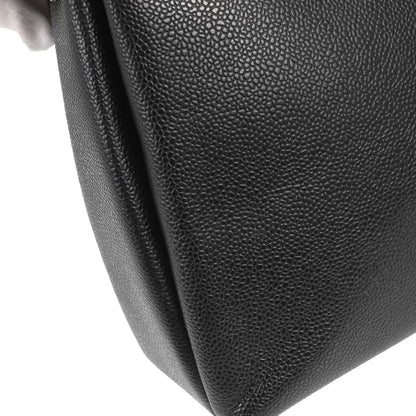Chanel 1997-1999 Black Caviar Skin Shoulder Bag
