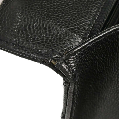 Chanel 1997-1999 Black Caviar Skin Mademoiselle Lock Handbag