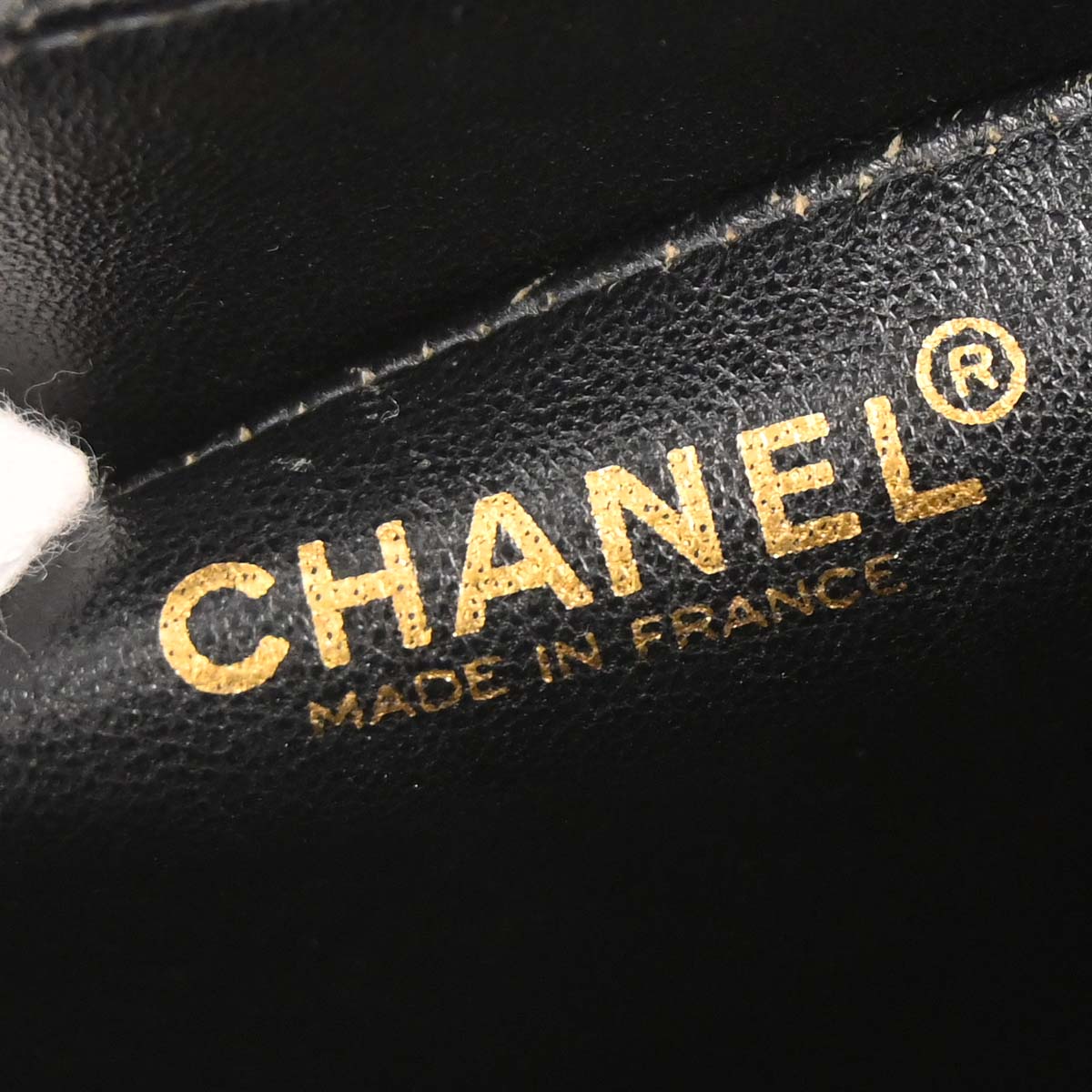 Chanel 1997-1999 Black Caviar Skin Mademoiselle Lock Handbag