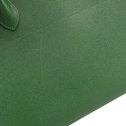 Hermes Green Courchevel Bolide 35 2way Shoulder Handbag