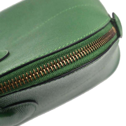 Hermes Green Courchevel Bolide 35 2way Shoulder Handbag
