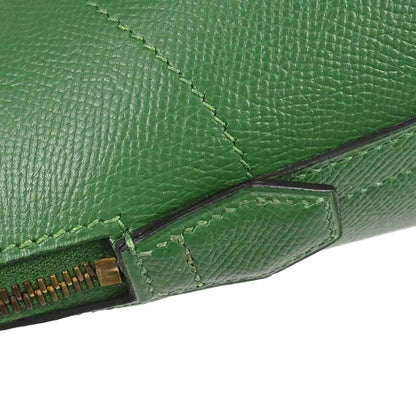 Hermes Green Courchevel Bolide 35 2way Shoulder Handbag