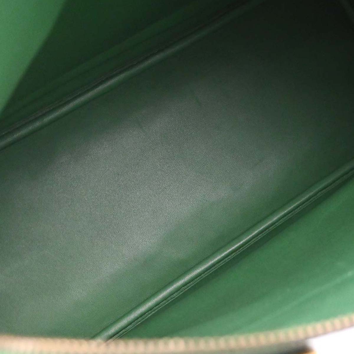 Hermes Green Courchevel Bolide 35 2way Shoulder Handbag