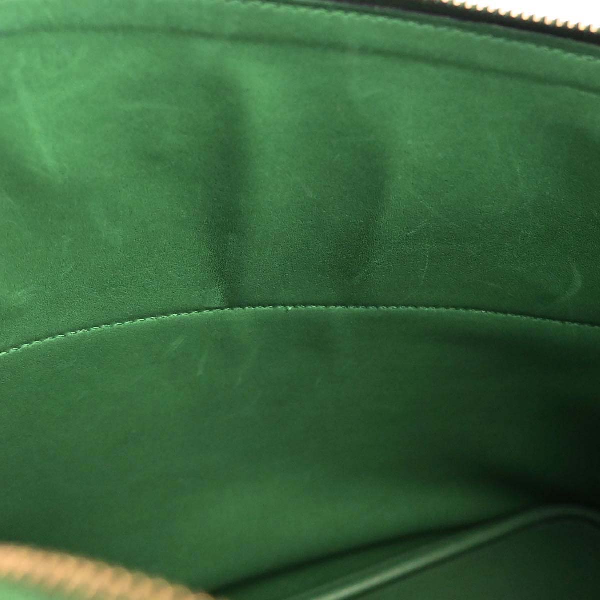 Hermes Green Courchevel Bolide 35 2way Shoulder Handbag