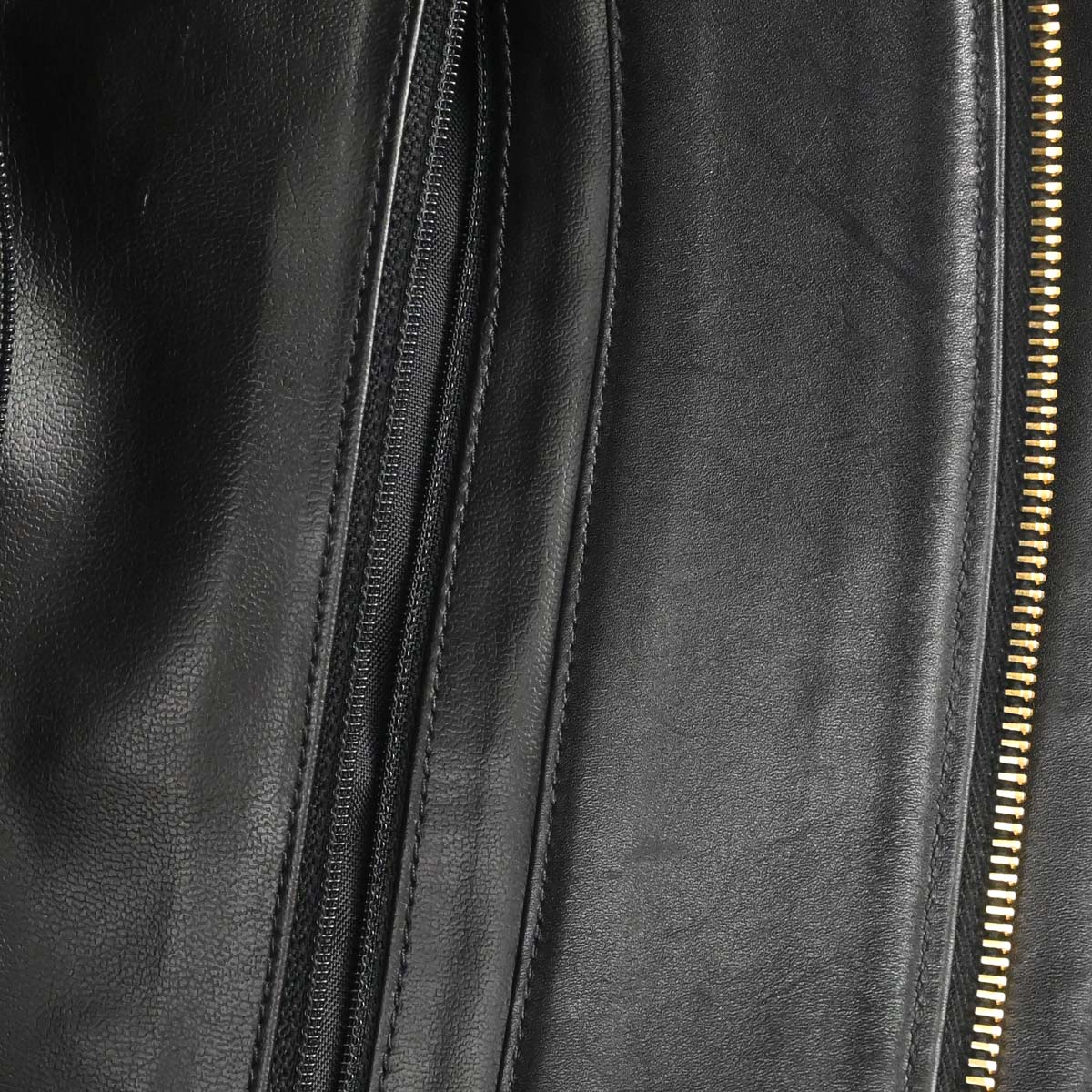 Chanel 1991-1994 Black Lambskin Bicolore Supermodel Shoulder Bag