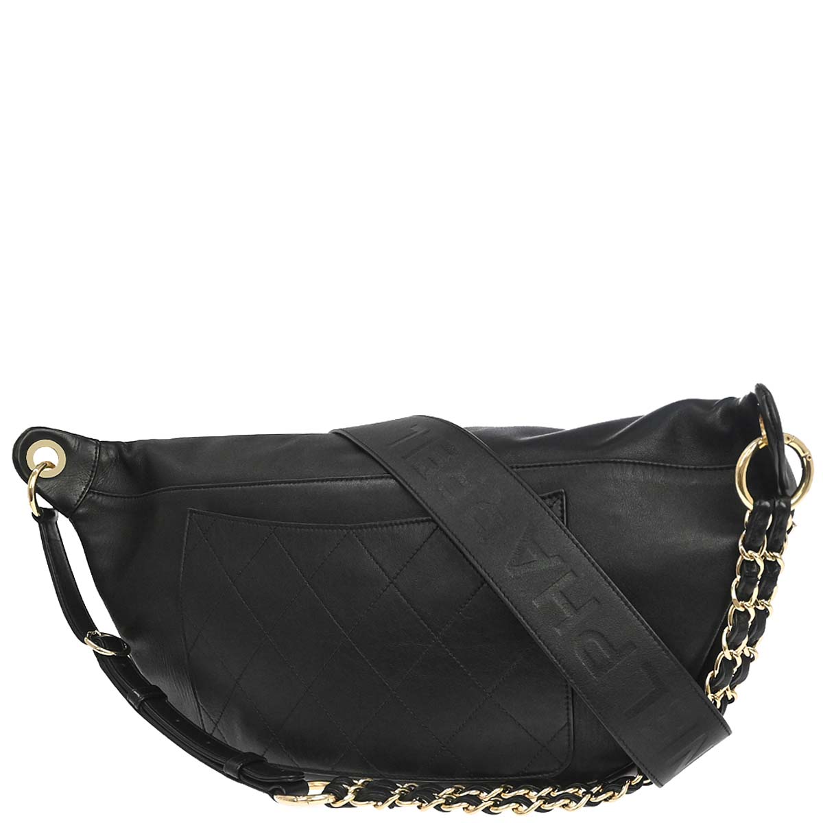 Chanel x Pharrell Williams Black Calfskin 2way Waist Bag