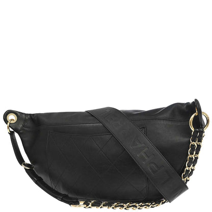 Chanel x Pharrell Williams Black Calfskin 2way Waist Bag