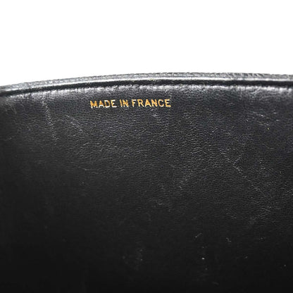 Chanel 1994-1996 Black Calfskin Jumbo Mademoiselle Classic Flap Bag