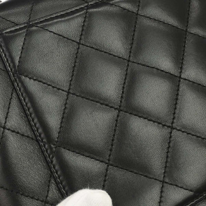 Chanel 2006-2008 Black Lambskin Top Handle Handbag