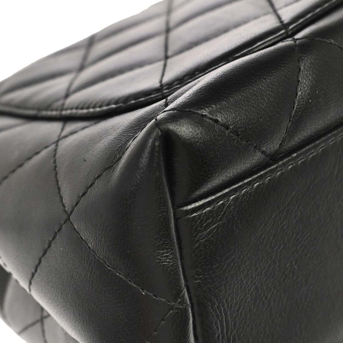 Chanel 2006-2008 Black Lambskin Top Handle Handbag