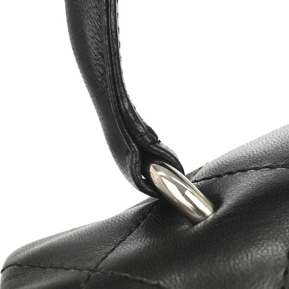 Chanel 2006-2008 Black Lambskin Top Handle Handbag
