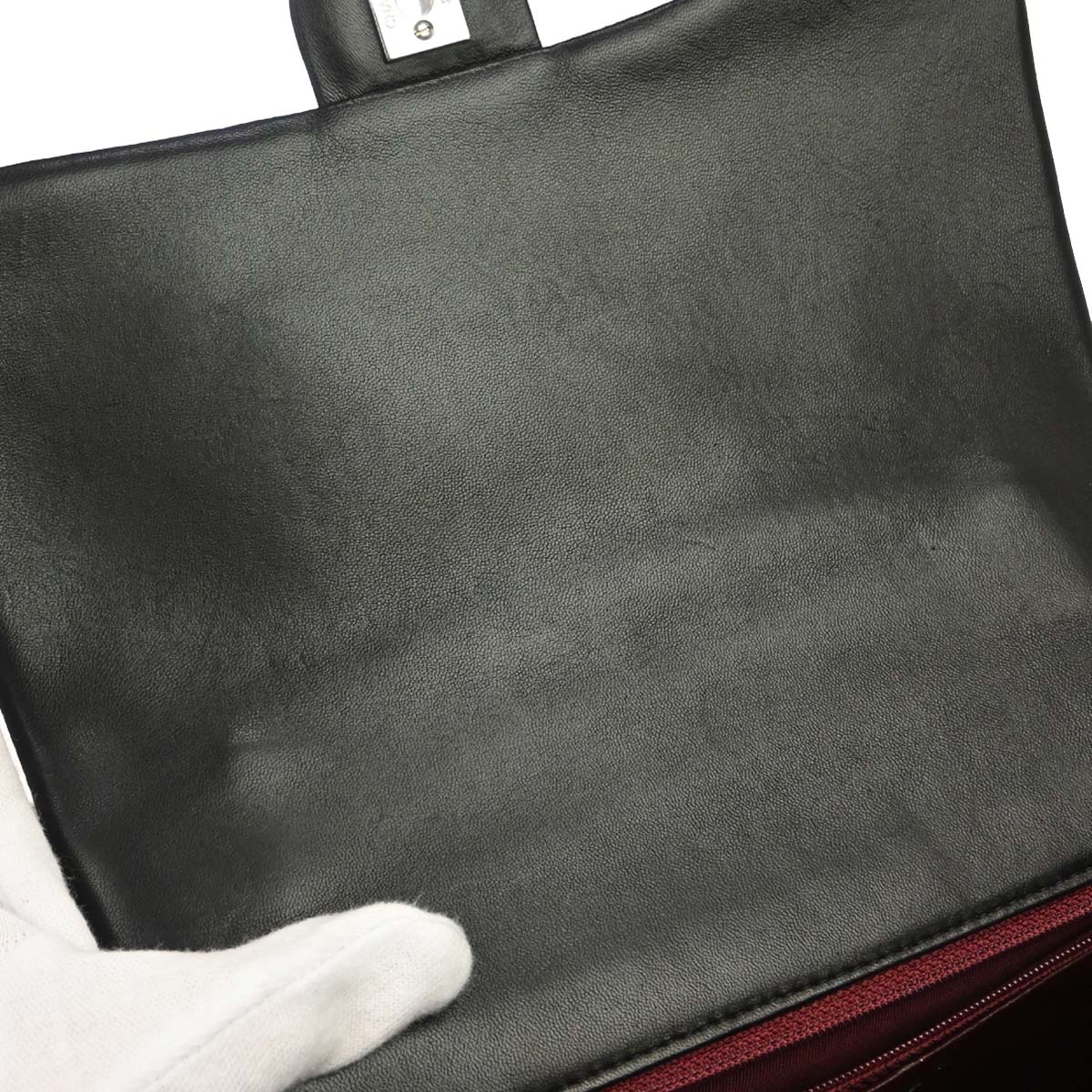 Chanel 2006-2008 Black Lambskin Top Handle Handbag
