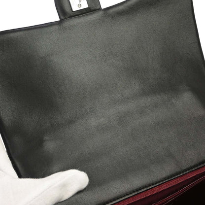 Chanel 2006-2008 Black Lambskin Top Handle Handbag