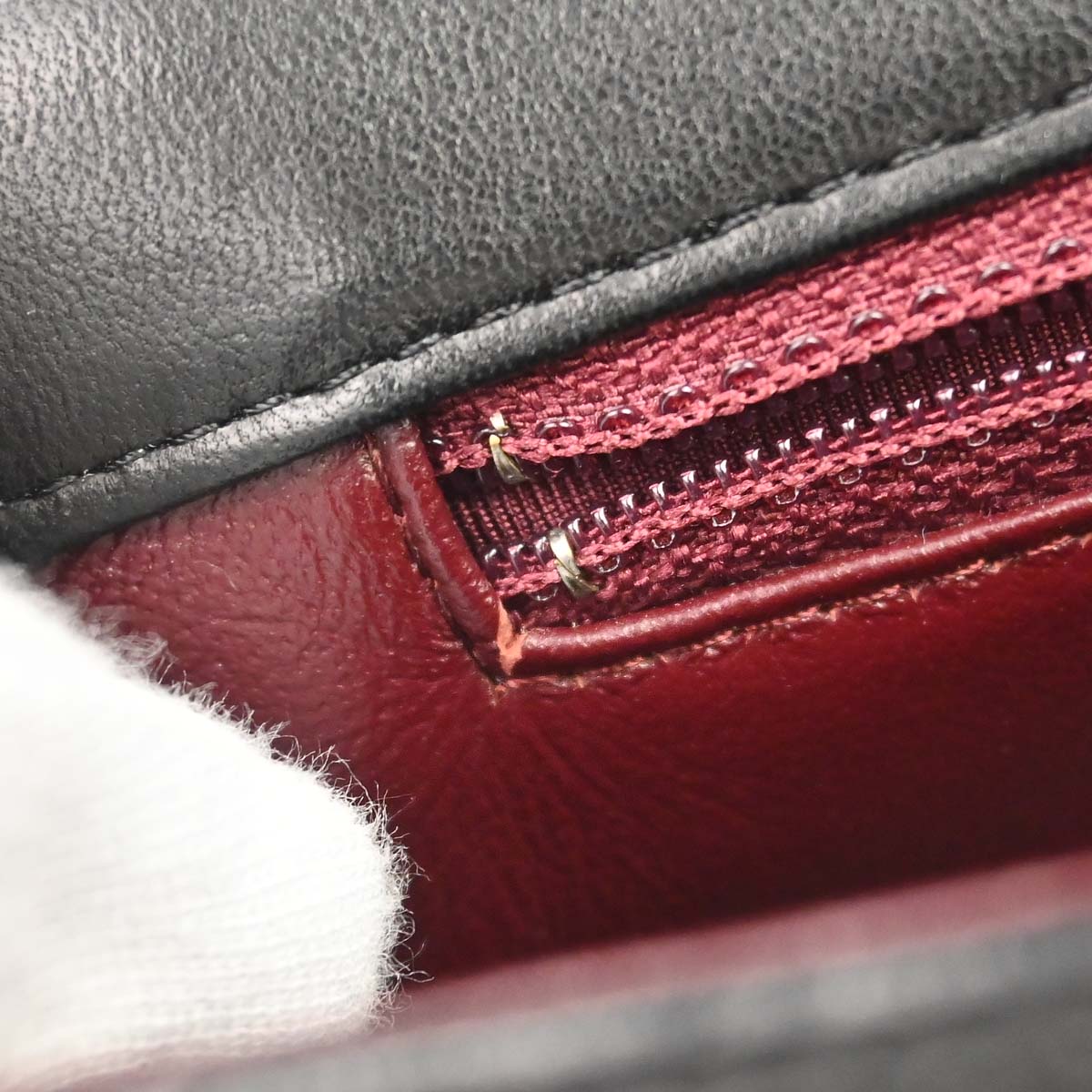 Chanel 2006-2008 Black Lambskin Top Handle Handbag