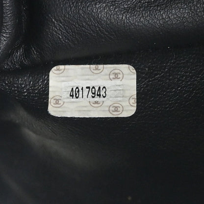 Chanel 1996-1997 Black Lambskin Double Sided Classic Flap Handbag