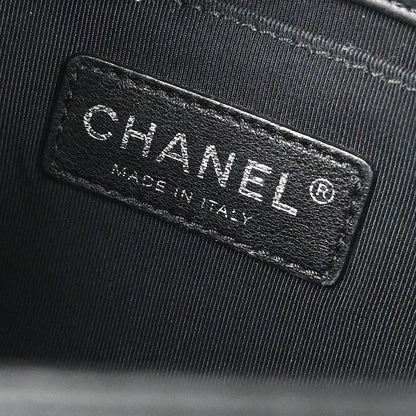 Boy Chanel 2012-2013 Black Lambskin Medium Shoulder Bag
